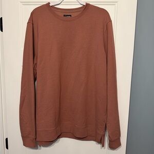 Cuts Split-Hem Crewneck Sweatshirt